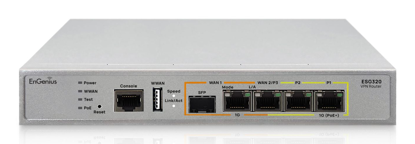 EnGenius Cloud Managed Security Gateway 4 x GbE  LAN