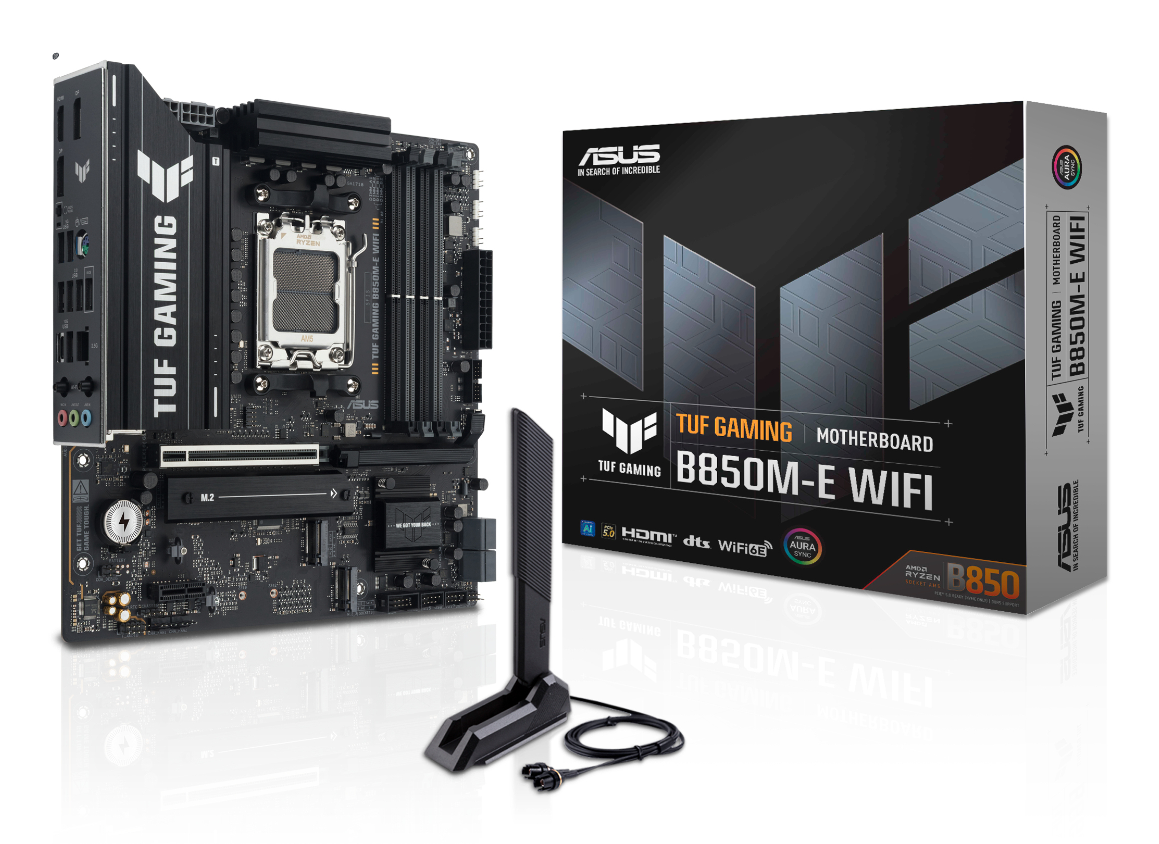 ASUS TUF GAMING B850M-E WIFI             (AMD,AM5,DDR5,mATX)