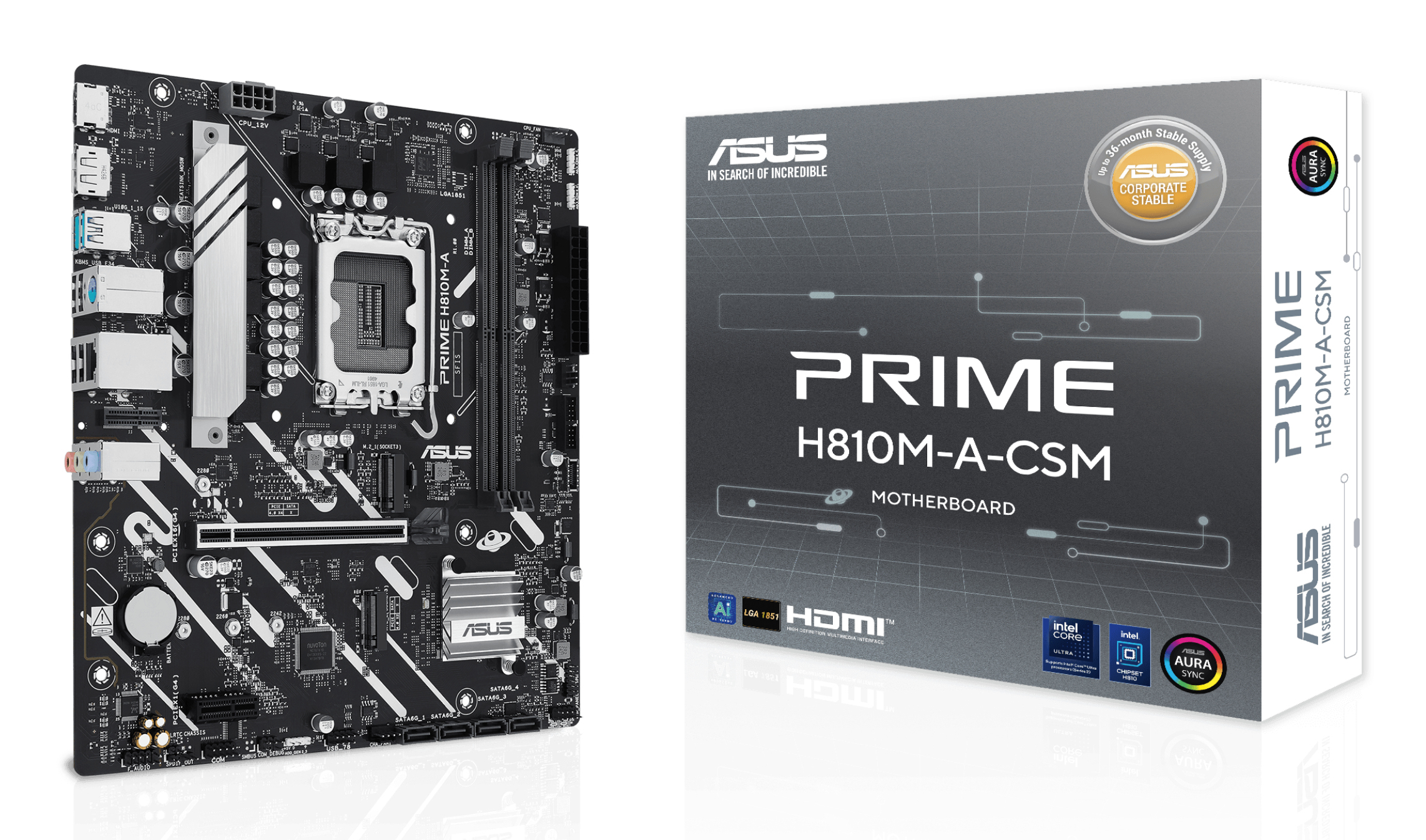 ASUS PRIME H810M-A-CSM                (INTEL,1851,DDR5,mATX)