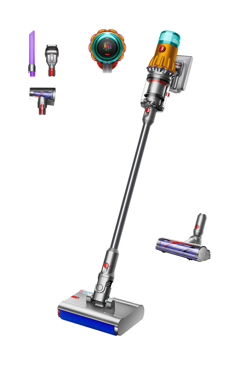 Dyson V12  Detect Slim Submarine Silver/&shy;Yellow