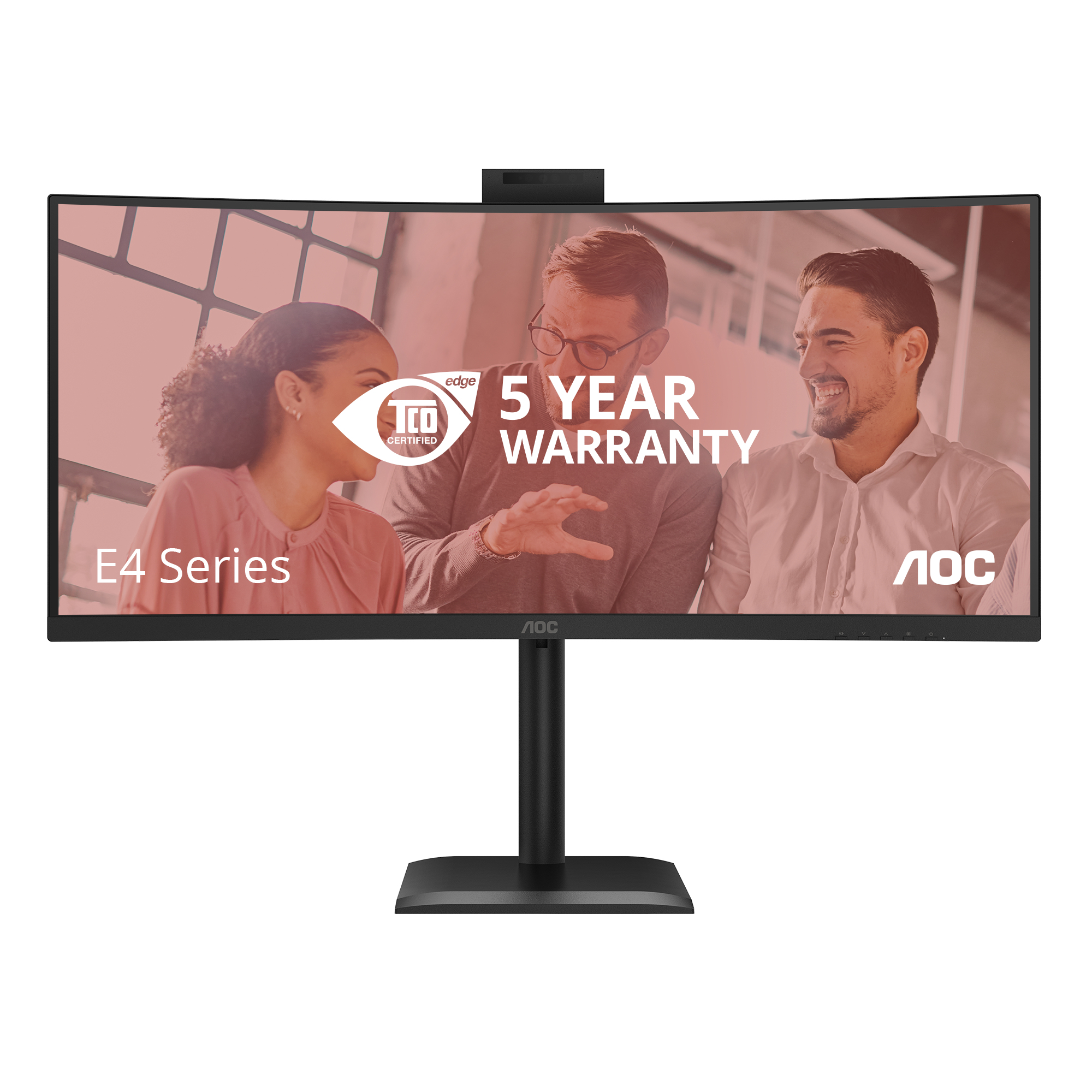 AOC 86,3cm (34")  CU34E4CW  21:09 2xHDMI+DP+USB-C+Webc.Curv.