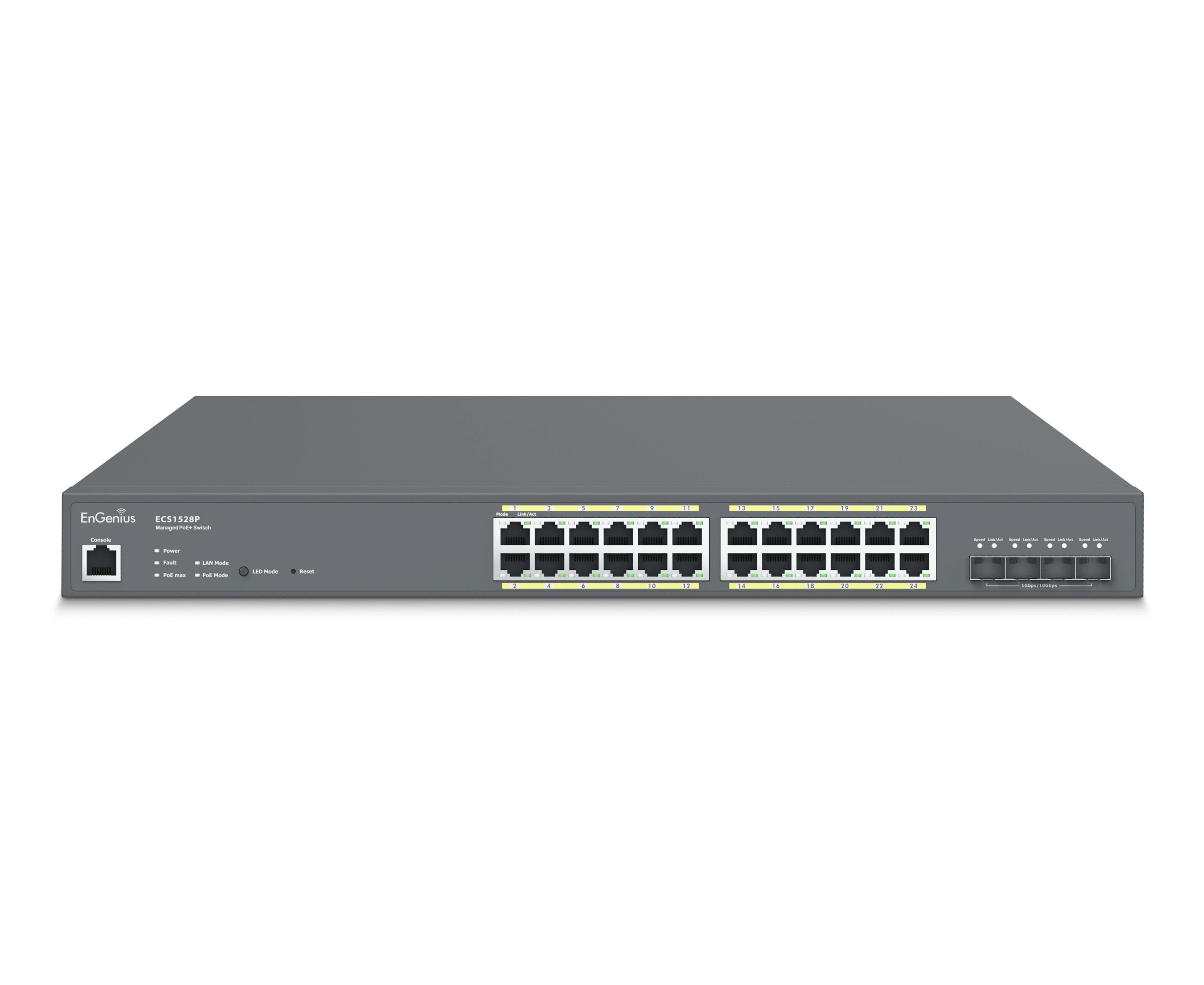 EnGenius Cloud Managed Switch 24-port GbE PoE.af/&shy;a + 240W
