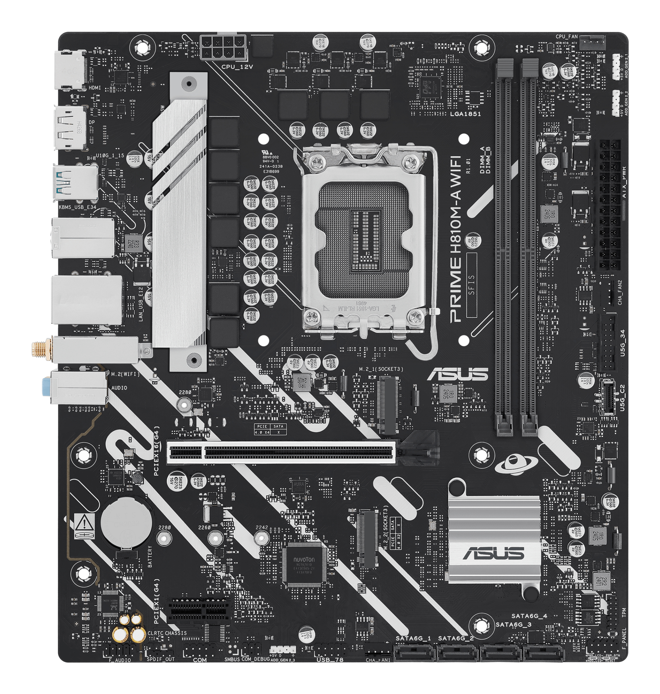 ASUS PRIME H810M-A WIFI               (INTEL,1851,DDR5,mATX)