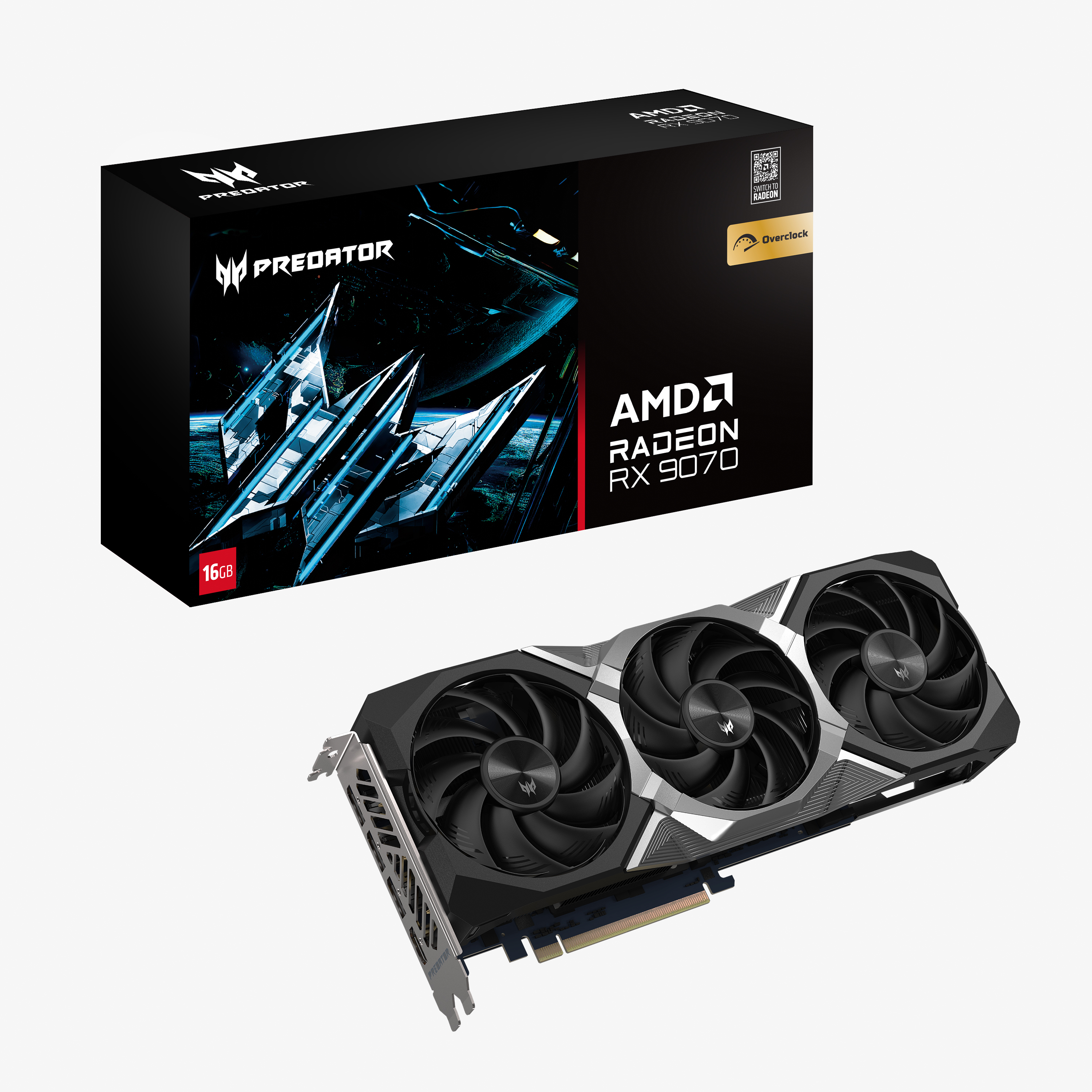 Acer PREDATOR BiFrost AMD   RX9070    OC  16GB