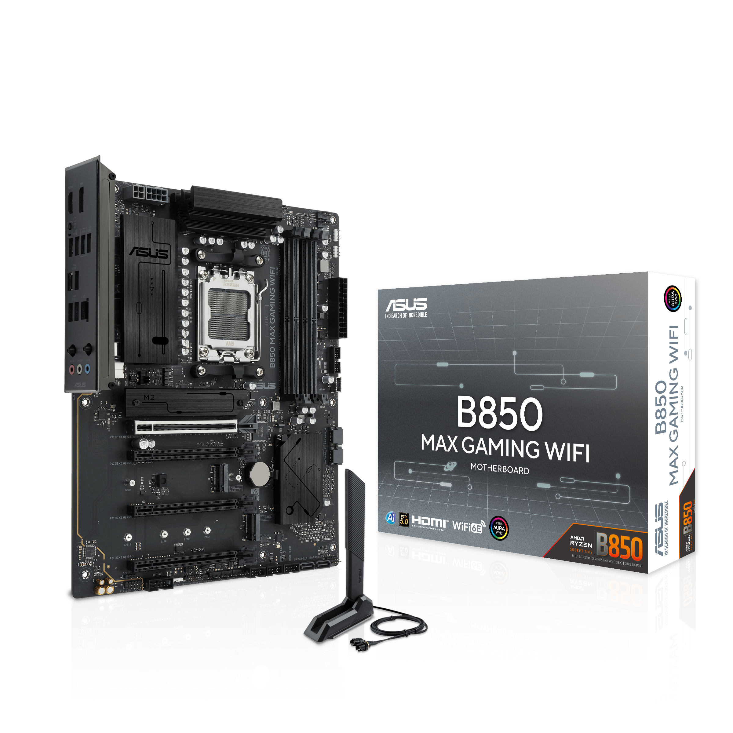 ASUS B850 MAX GAMING WIFI                 (AMD,AM5,DDR5,ATX)