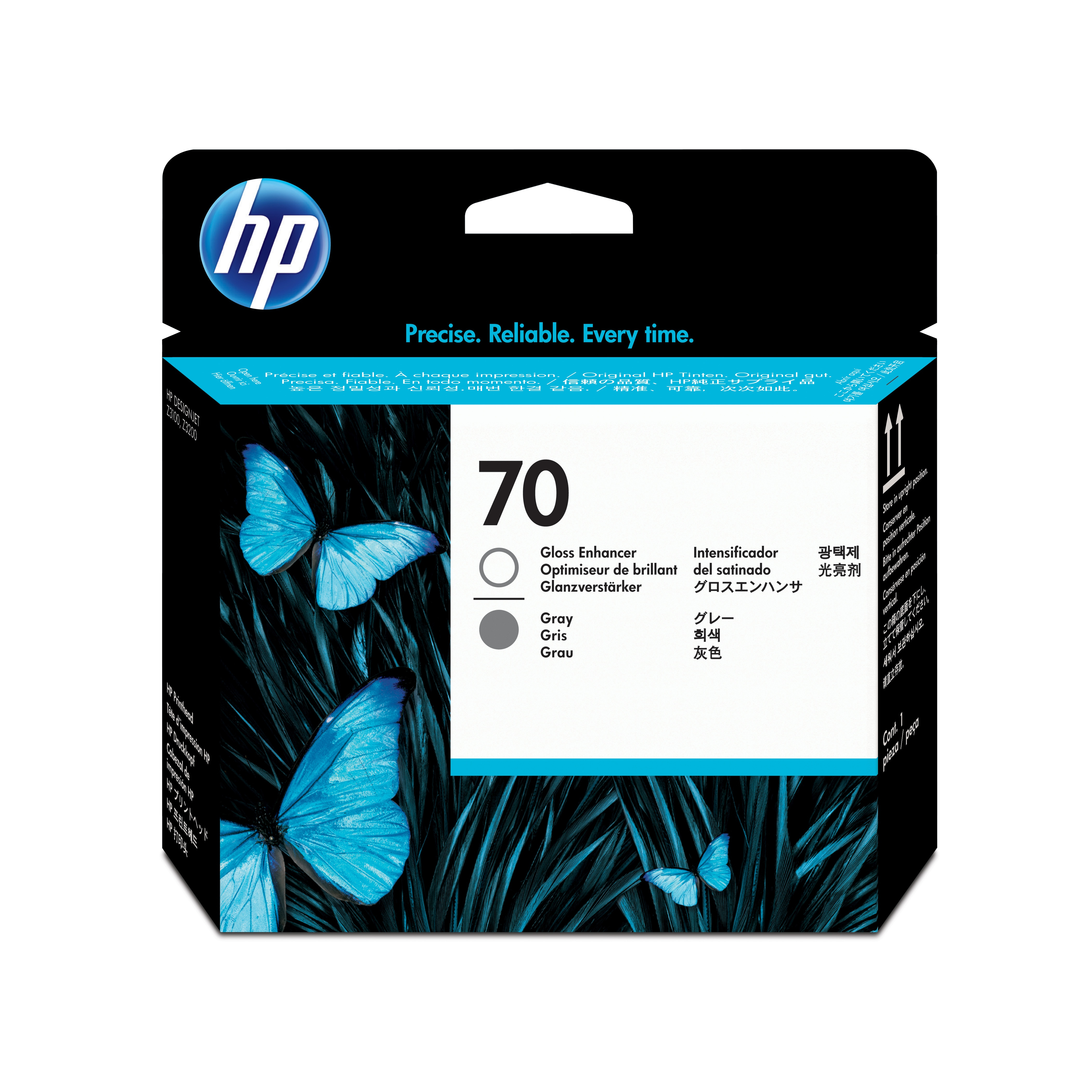 HP 70       GlossEnhancer+Grau  Druckkopf