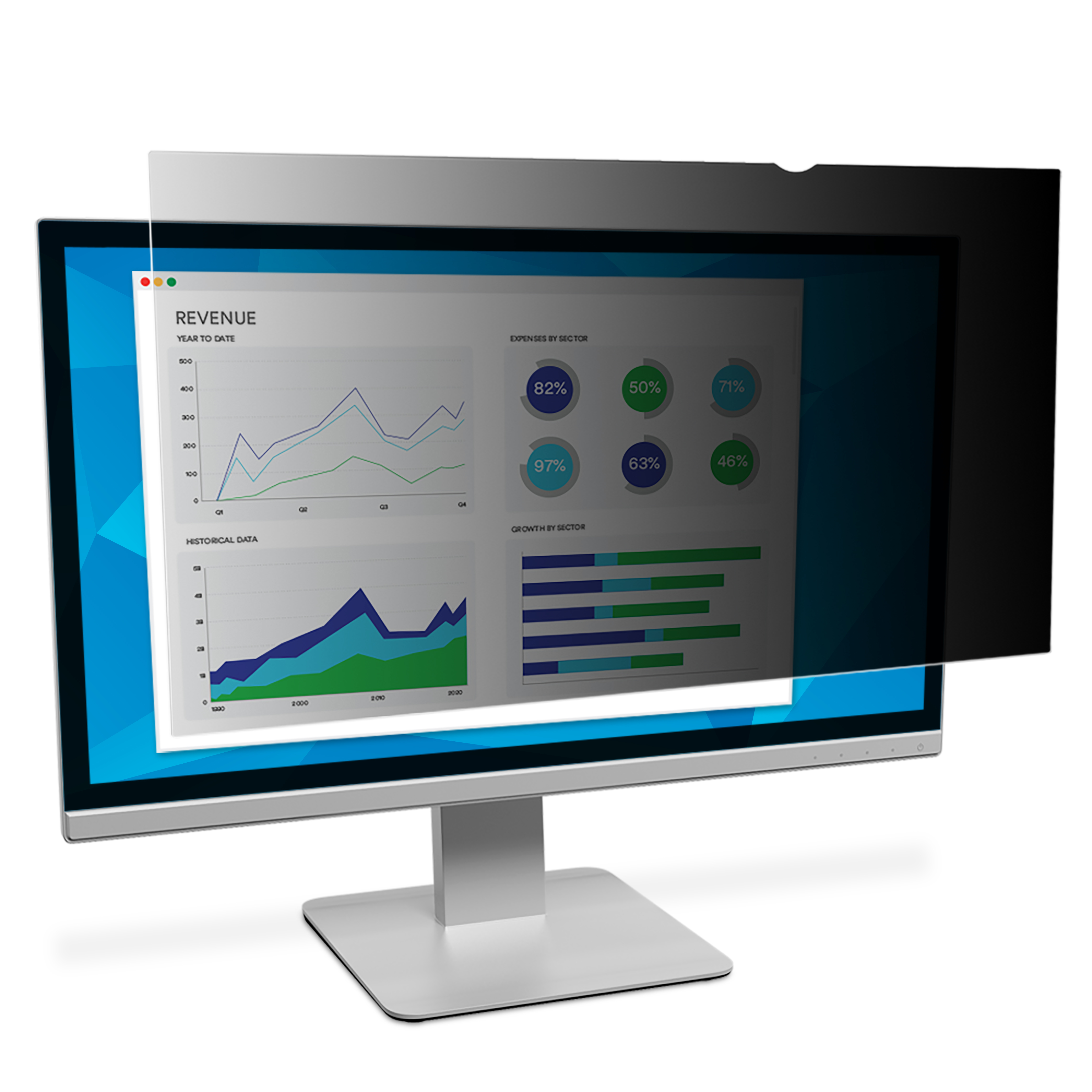 3M Blickschutzfilter 40"   Vollbild-Monitor (21:9) PF400W2E