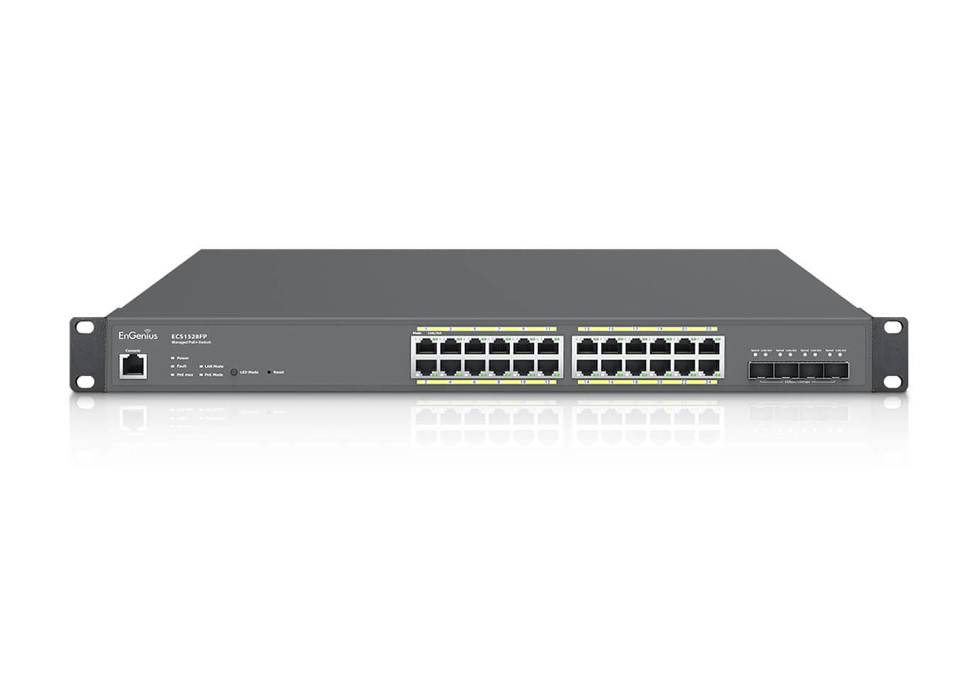 EnGenius Cloud Managed Switch 24-port GbE PoE.af/&shy;at + 410W