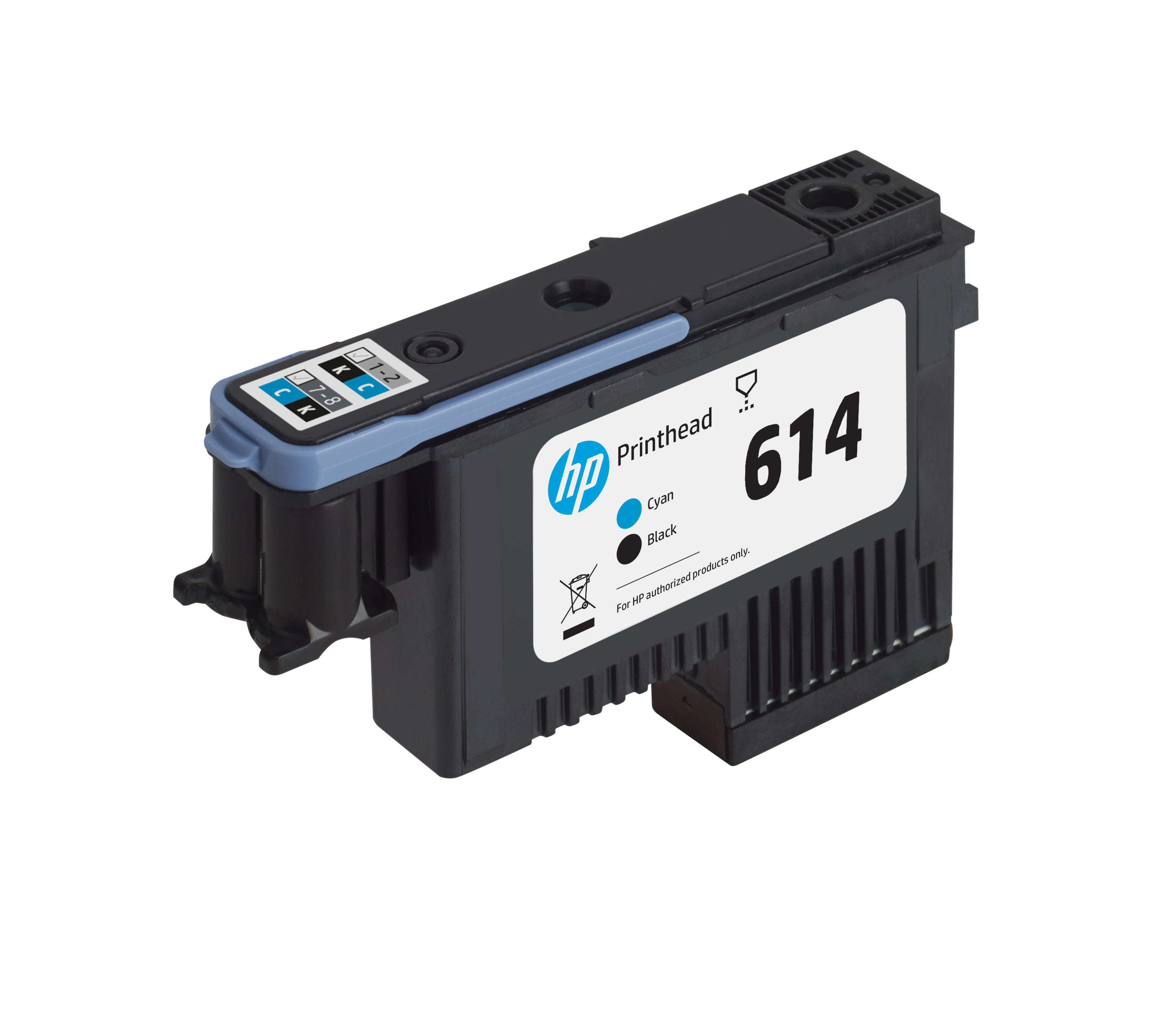 HP 618 Tintenstrahl Druckkopf Schwarz Cyan