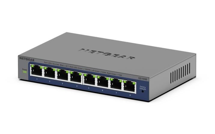 NETGEAR Switch 8x GE GS108E-400EUS Unmanaged Plus