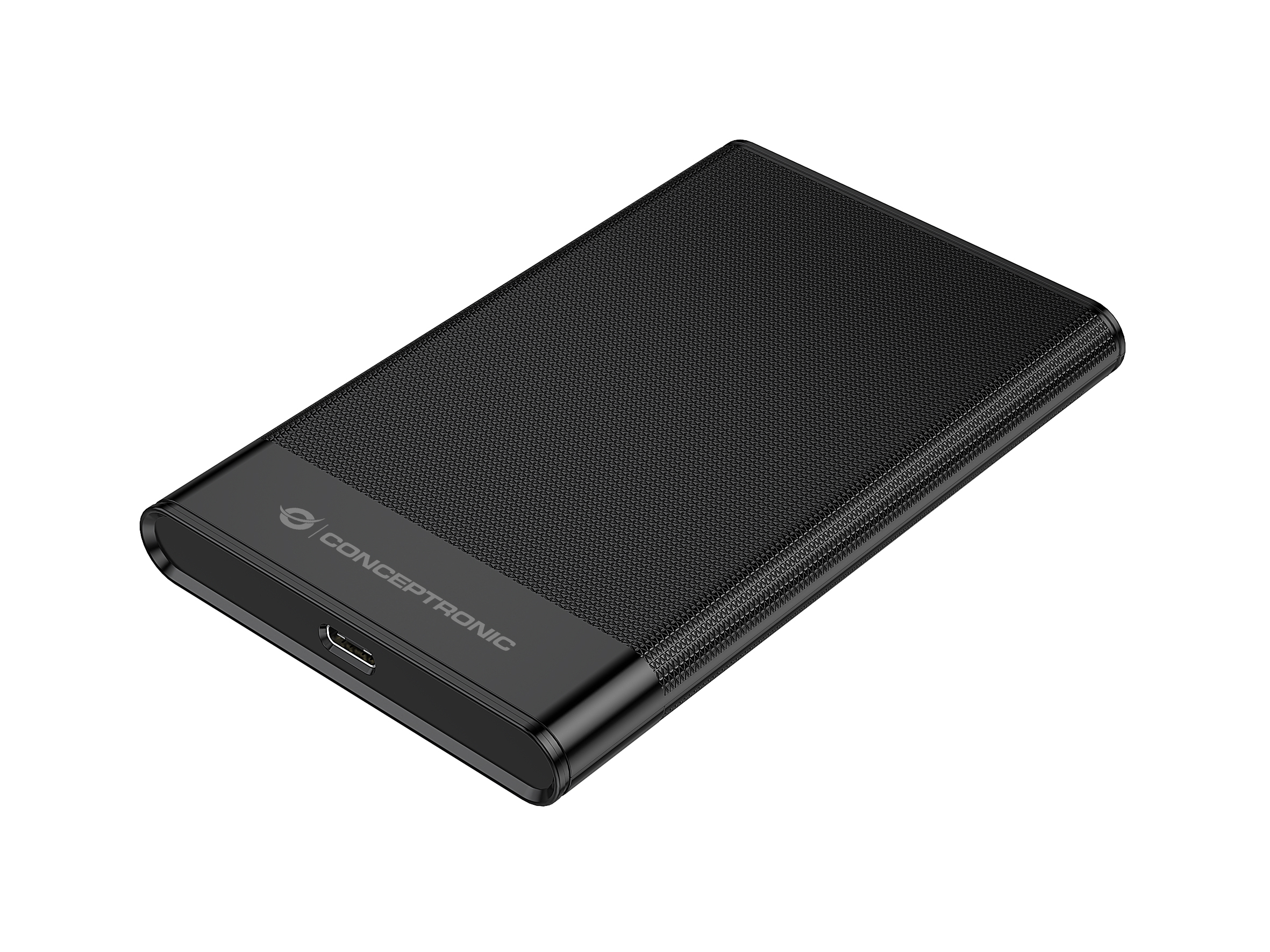 CONCEPTRONIC HDD Gehäuse 2.5"SATA HDD/&shy;SSD USB-A/&shy;C    6Gbs sw