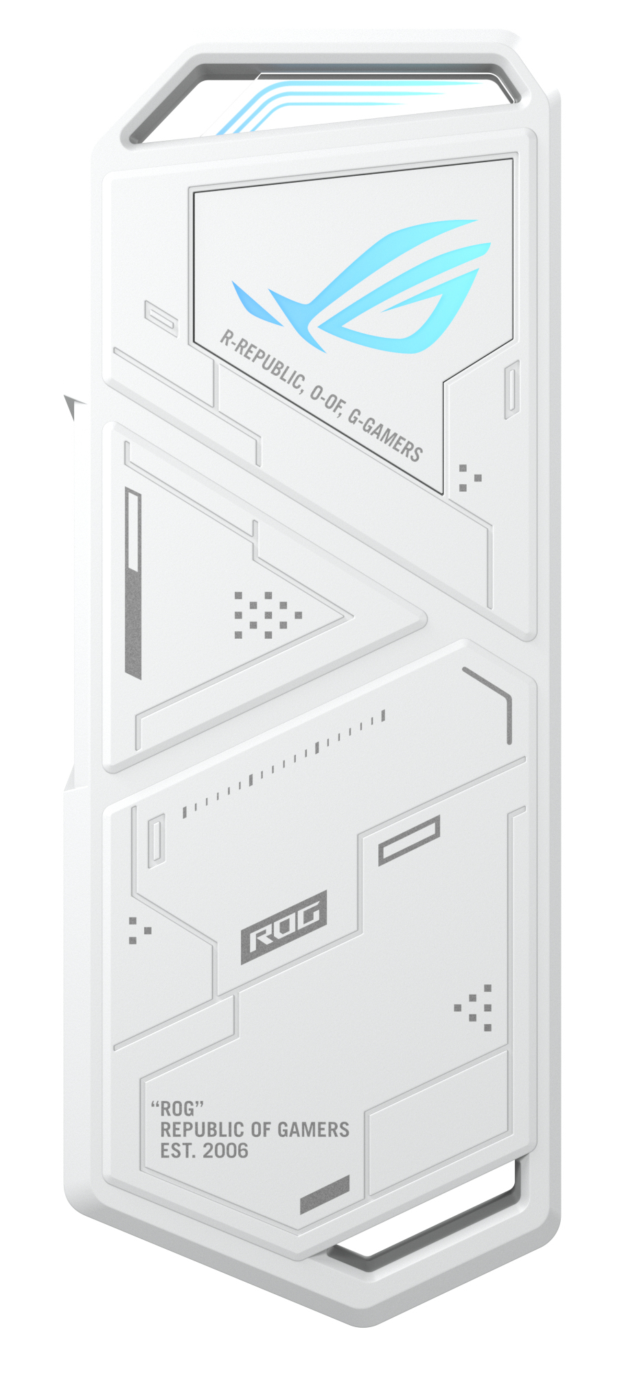 ASUS Geh USB ROG Strix Arion White M2 SSD Gehäuse mit Aura