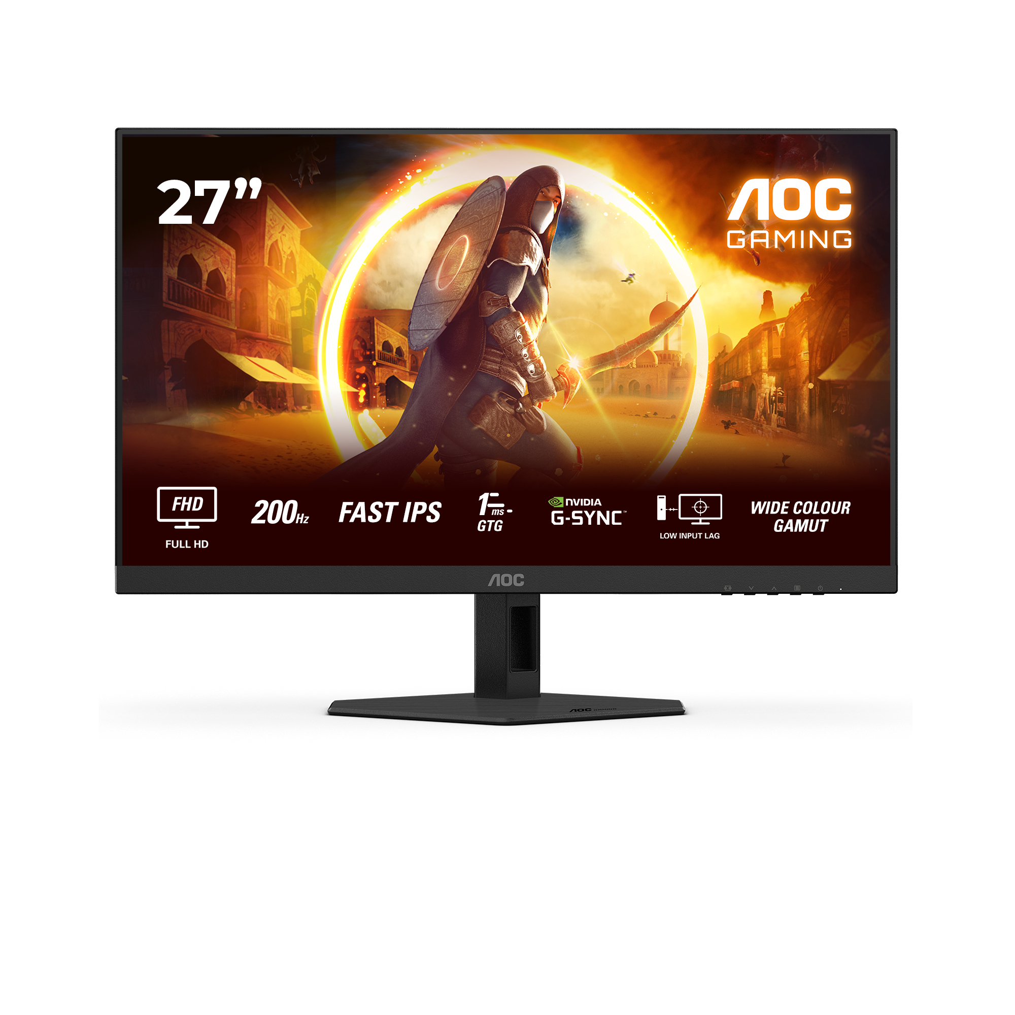 AOC 68,6cm (27")  27G4HRE   16:09 2xHDMI+DP black/&shy;red