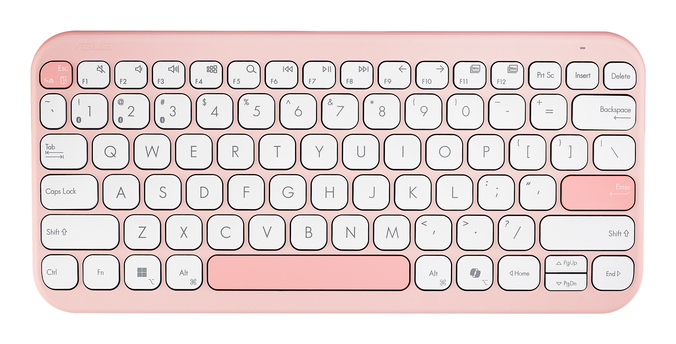 ASUS KW100 Marshmallow Tastatur pink