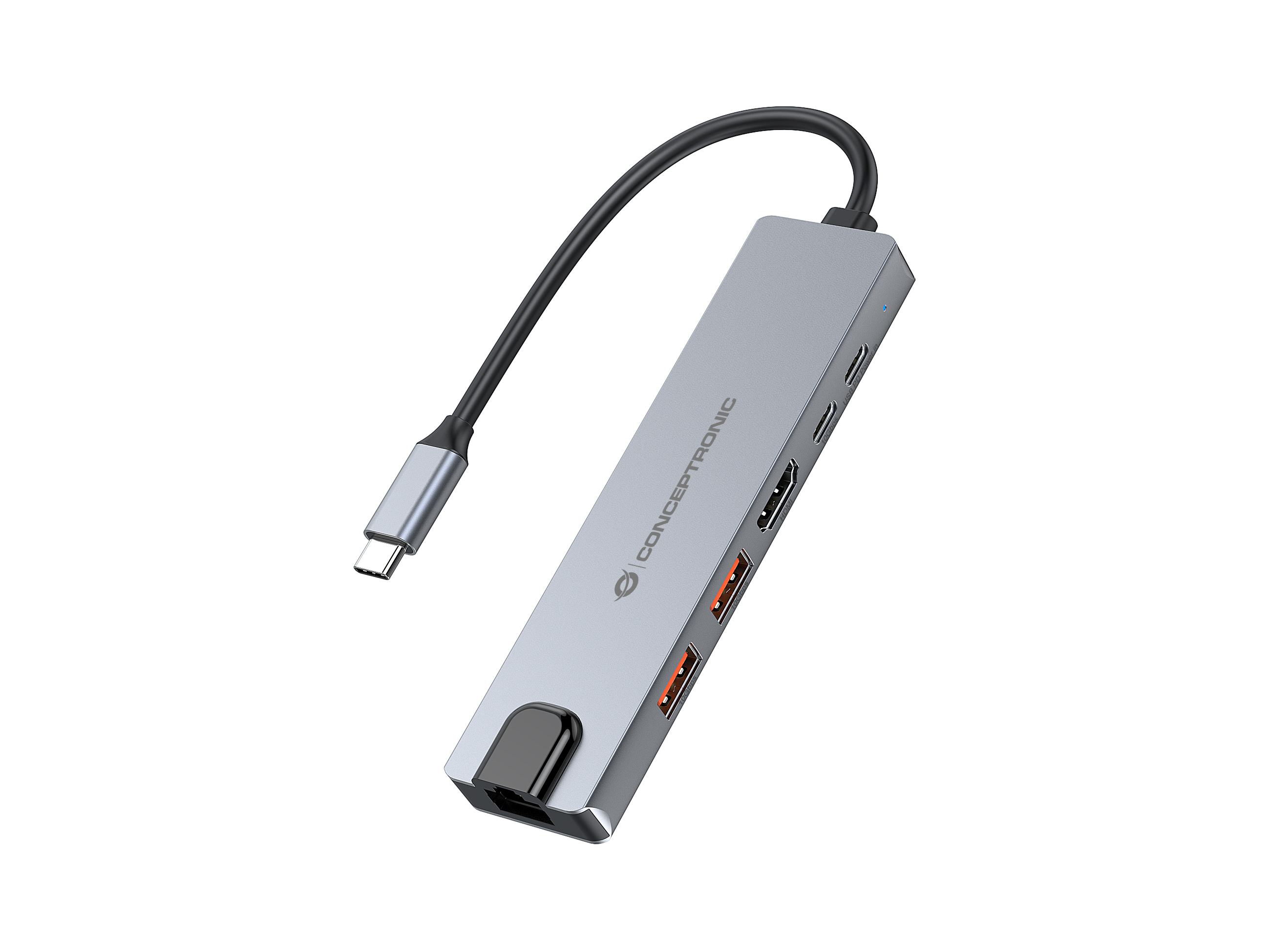 CONCEPTRONIC  6-1 Dock USB-C->HDMI/&shy;2xUSB-A/&shy;USB-C/&shy;+   25cm si